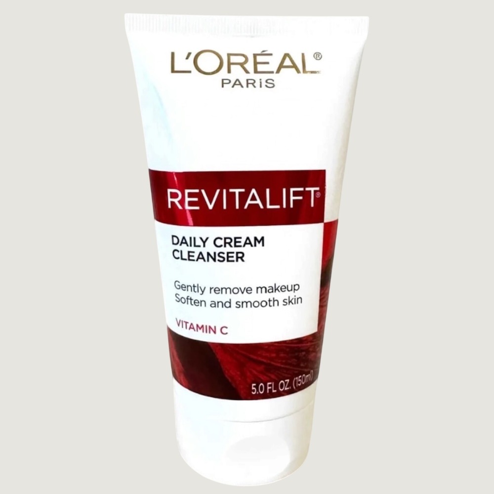 Loreal‎ Revitalift Daily Cream Cleanser Vitamin C Makeup Remover 5 oz New